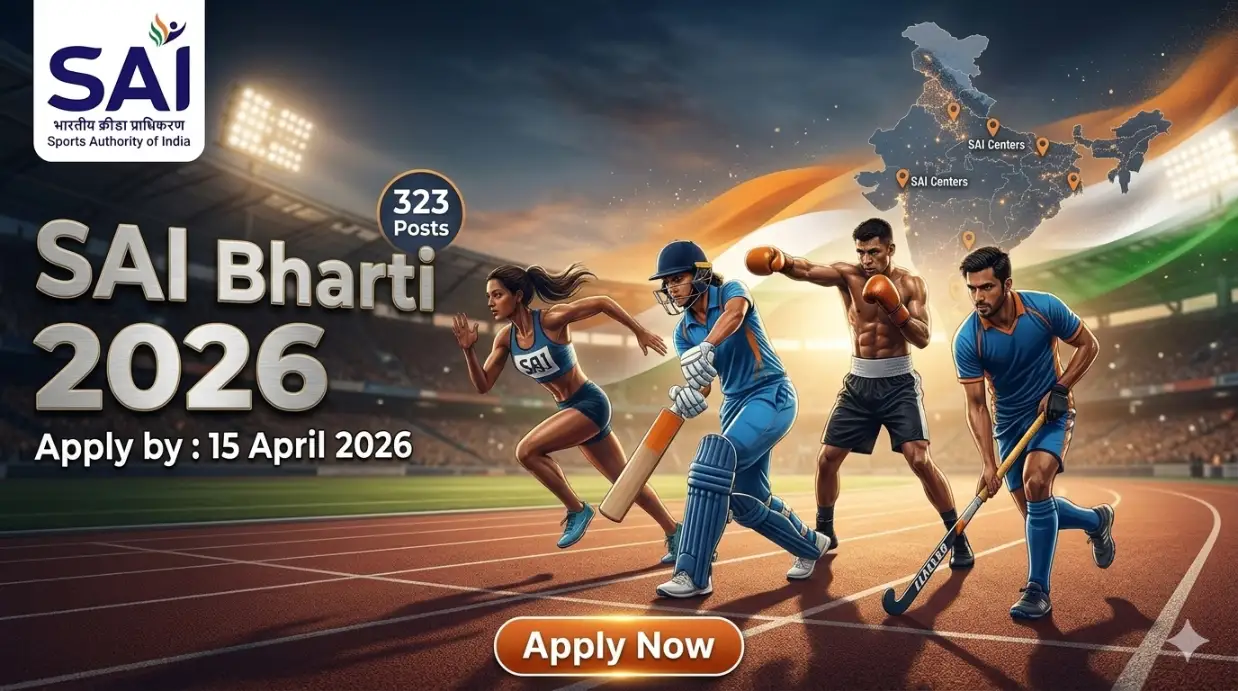 SAI Bharti 2026: 3SAI Assistant Coach Recruitment 2026